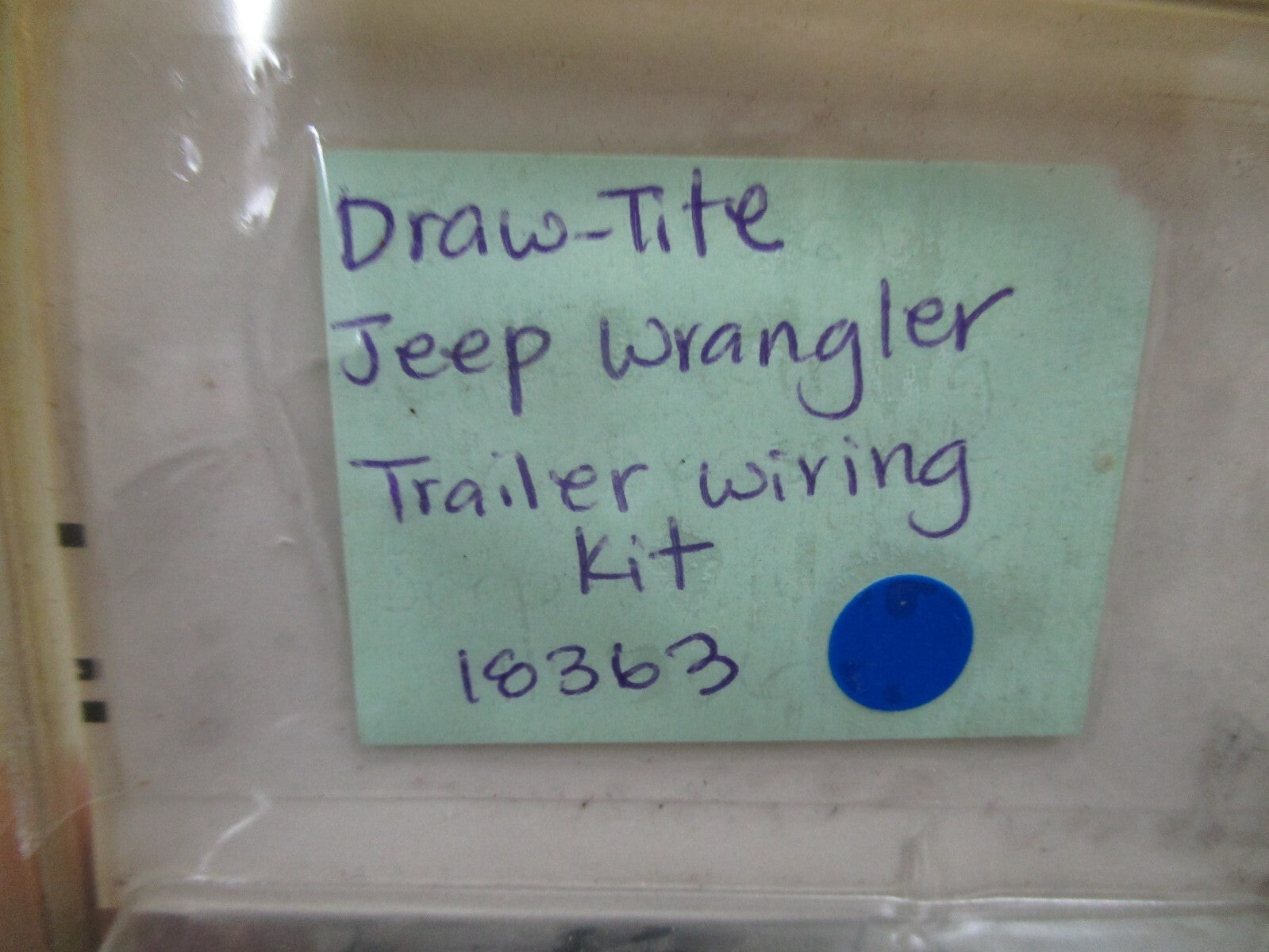 *NEW* 0810 Draw-Tile Jeep Wrangler Trailer Wiring Kit 18363