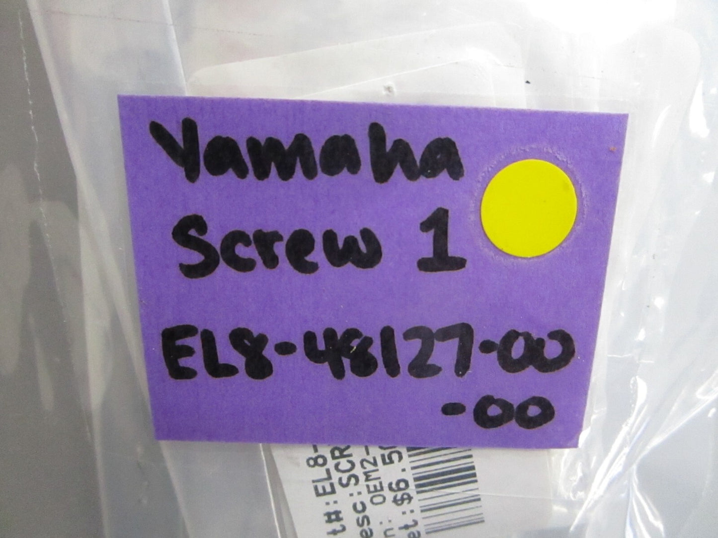 *NEW OEM* (LOT OF 5) 0810 Yamaha Screw 1 EL8-48127-00-00