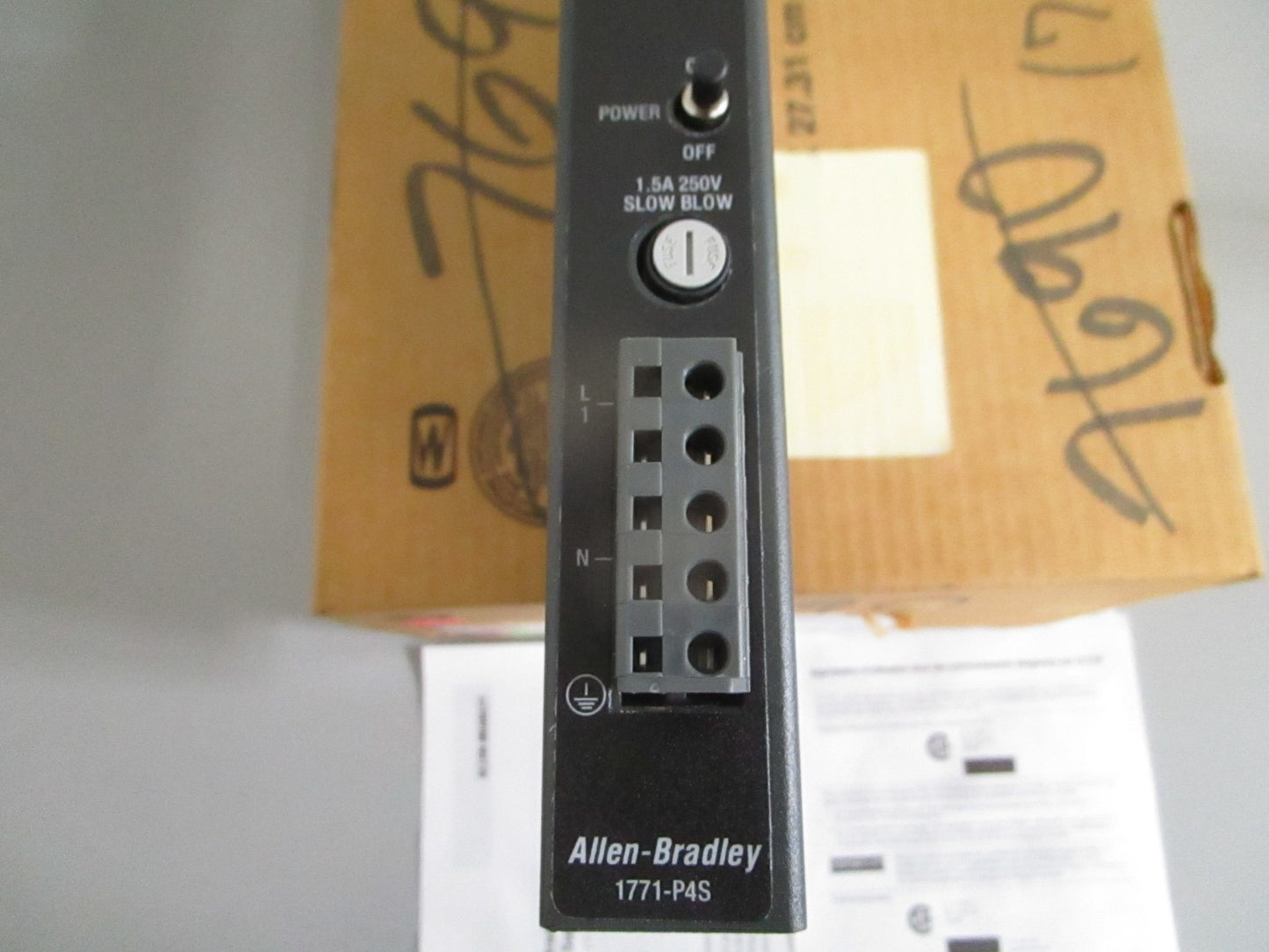 Allen-Bradley 1771-P4S PLC-5 Power Supply 120VAC 8A 5VDC Ser B NEW OEM 0820