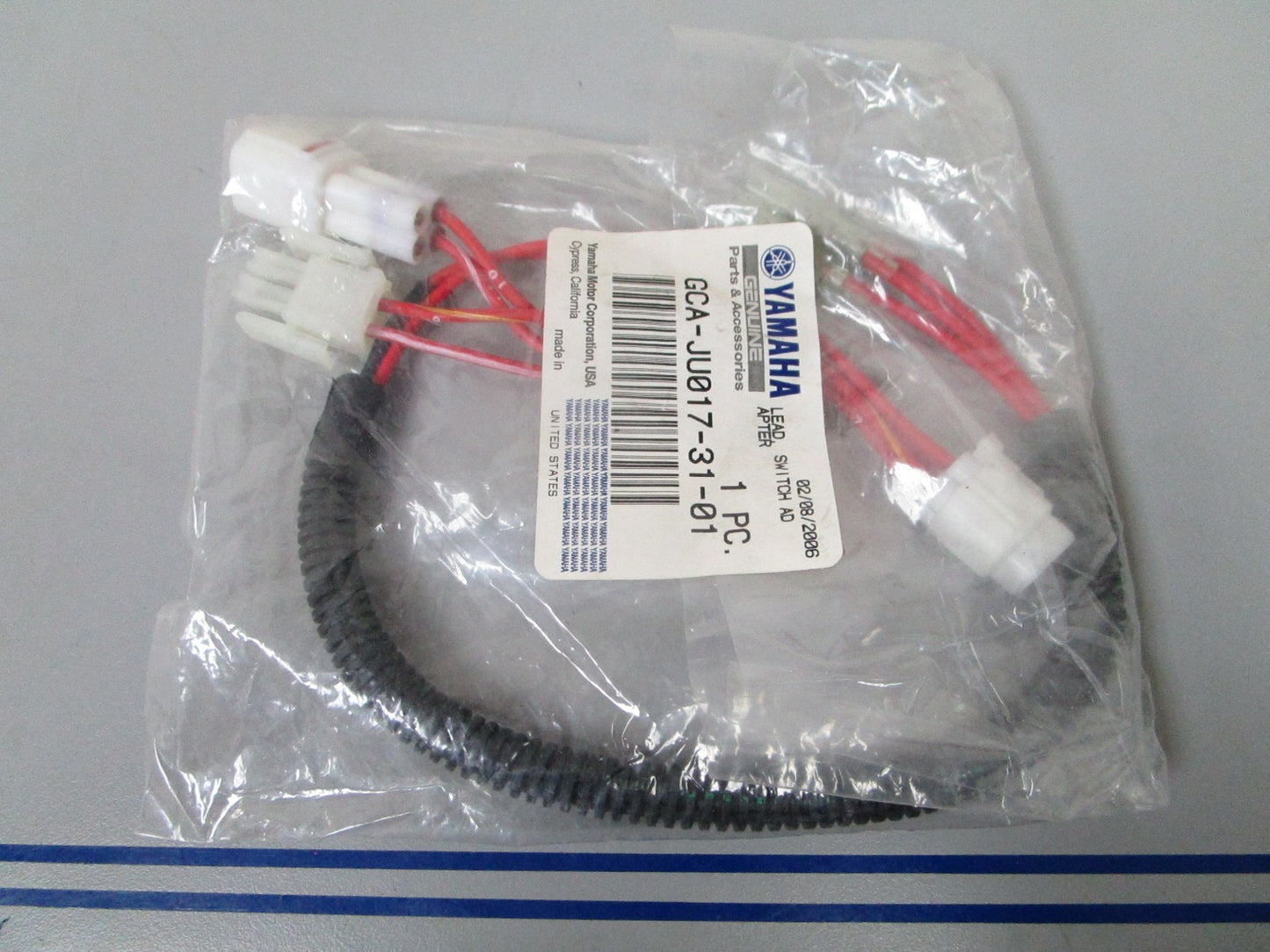 NEW OEM GCA-JU017-31-01 Yamaha Switch Adapter Lead 0810