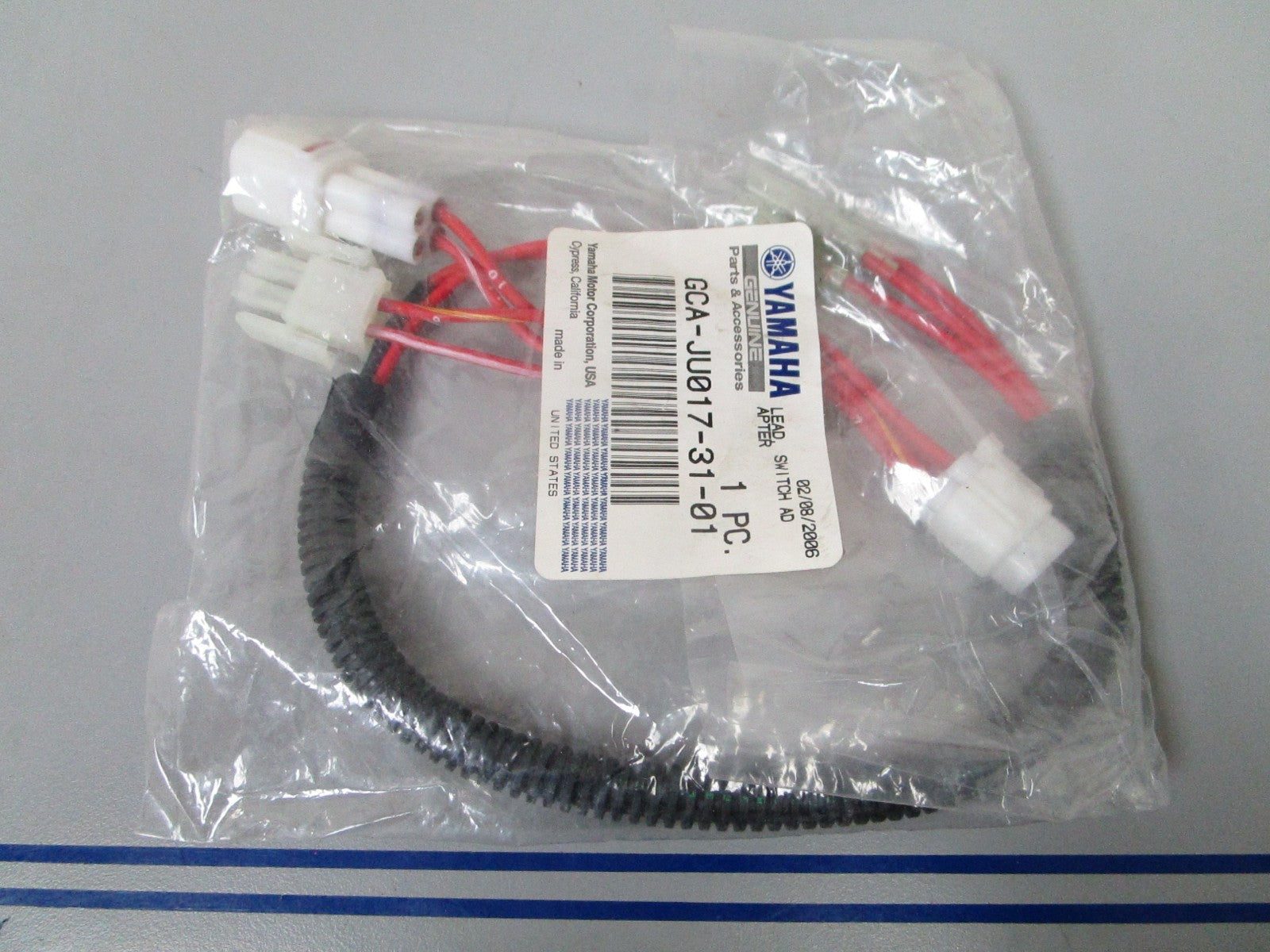 NEW OEM GCA-JU017-31-01 Yamaha Switch Adapter Lead 0810
