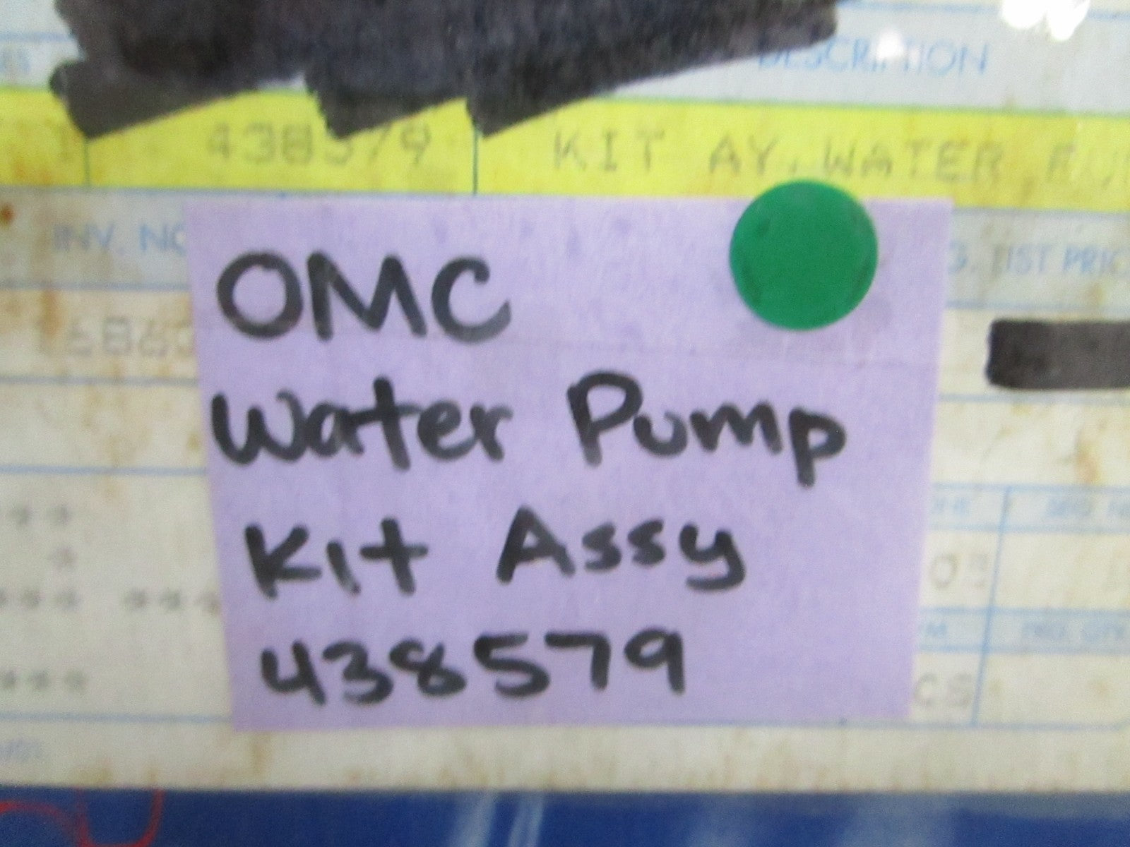 NEW OEM 438579 0438579 OMC Johnson Evinrude Water Pump Kit Assy 0820