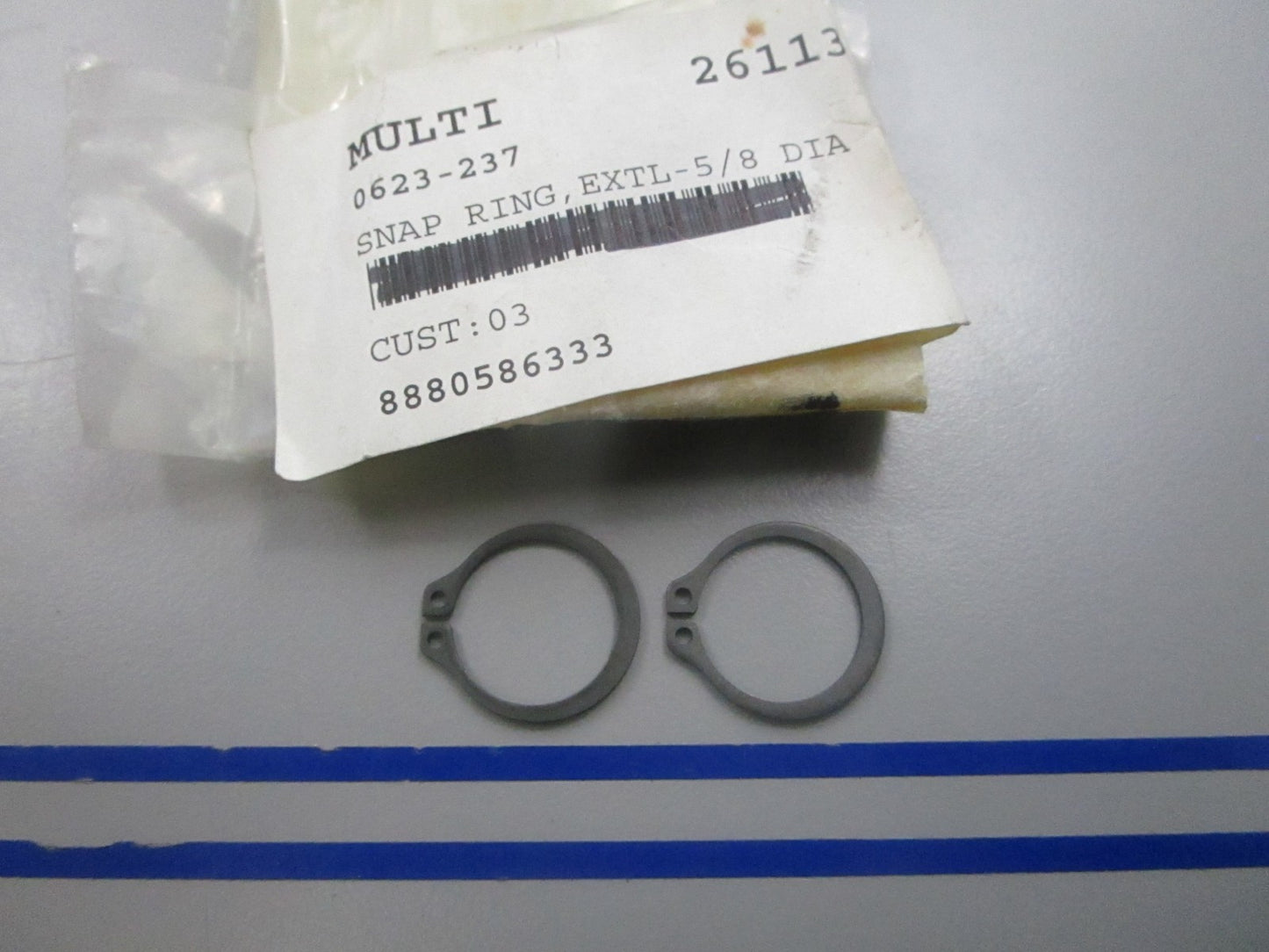 NEW OEM (LOT OF 2) 0623-237 Arctic Cat Snap Ring 0810