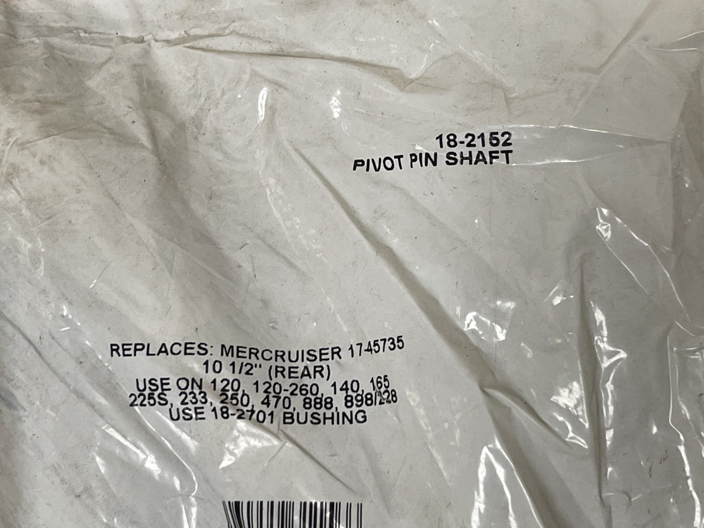 NEW 18-2152 Replaces: 17-45735 Sierra Pivot Pin Shaft 0670
