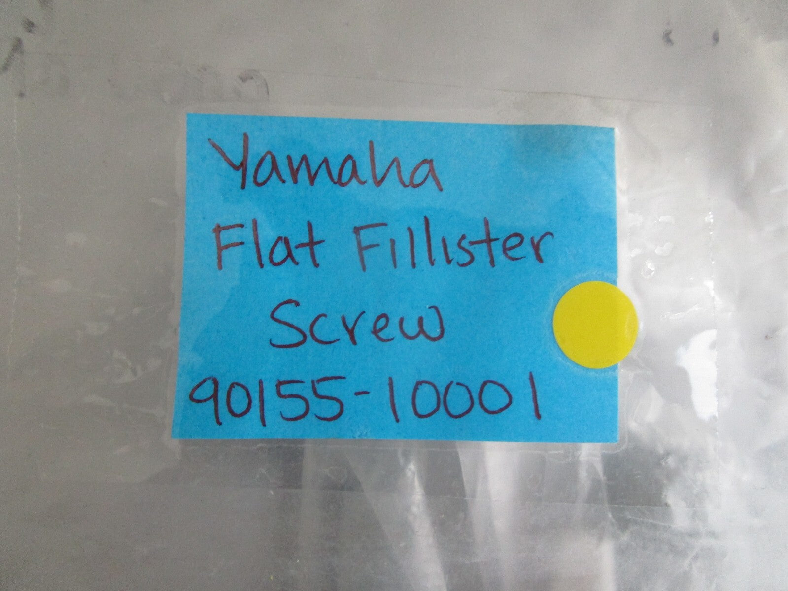 *NEW OEM* 0810 Yamaha Flat Fillister Screw 90155-10001