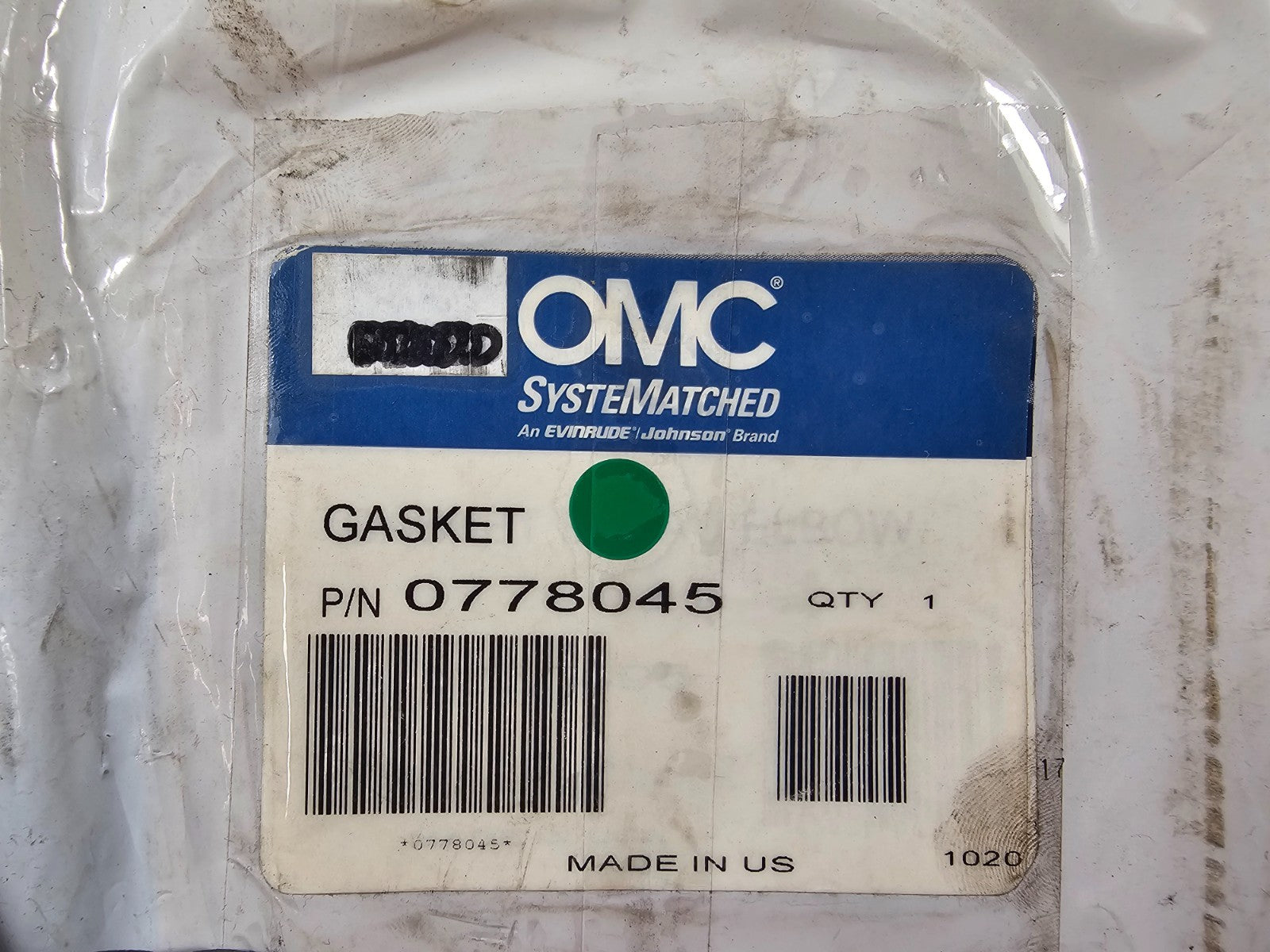NEW OEM 778045 0778045 OMC Johnson Evinrude Gasket 0810