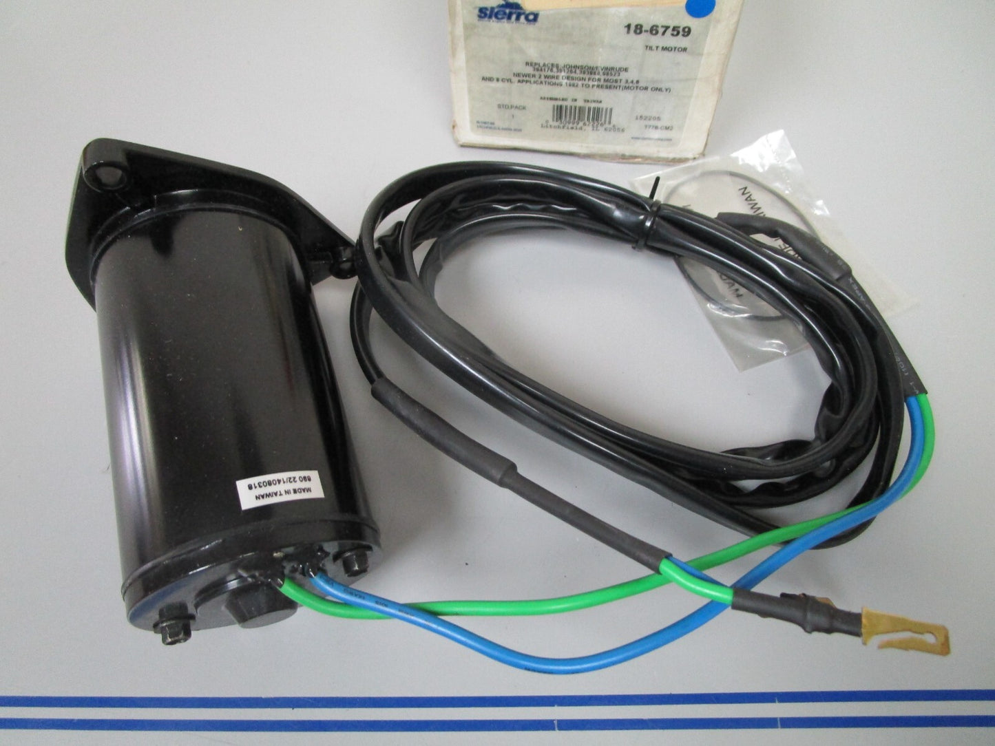 *NEW* 0720 Sierra 2 Wire Tilt Motor Ay 18-6759 Replaces: 394176 391264 393988