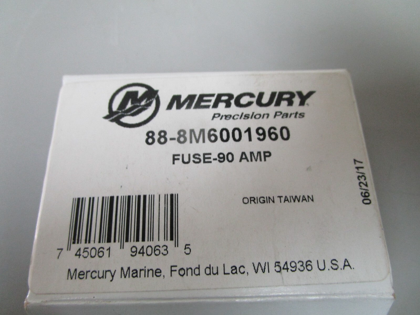 *NEW OEM* 0720 Mercury Quicksilver 90 AMP Fuse 88-8M6001960