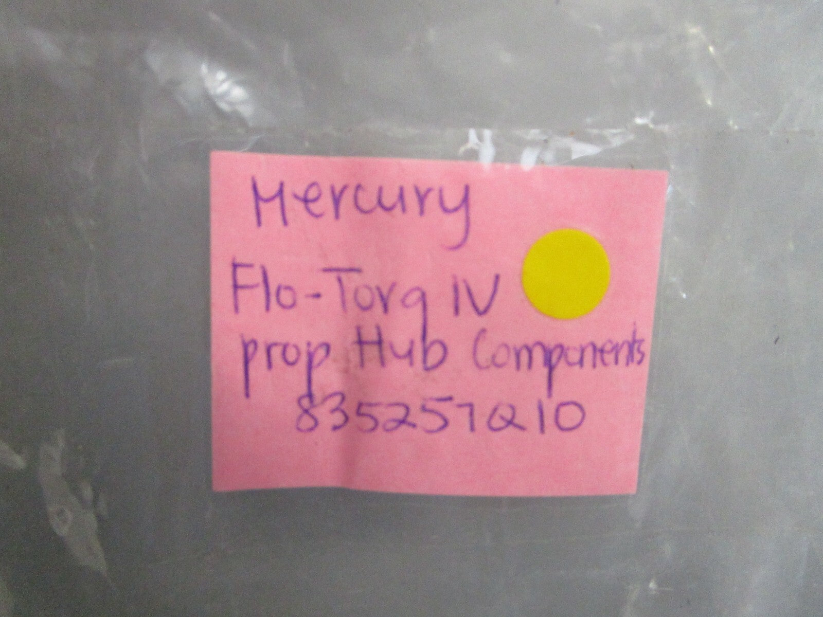 *NEW OEM* 0820 Mercury Quicksilver Flo-Torq IV Prop Hub Components 835257Q10