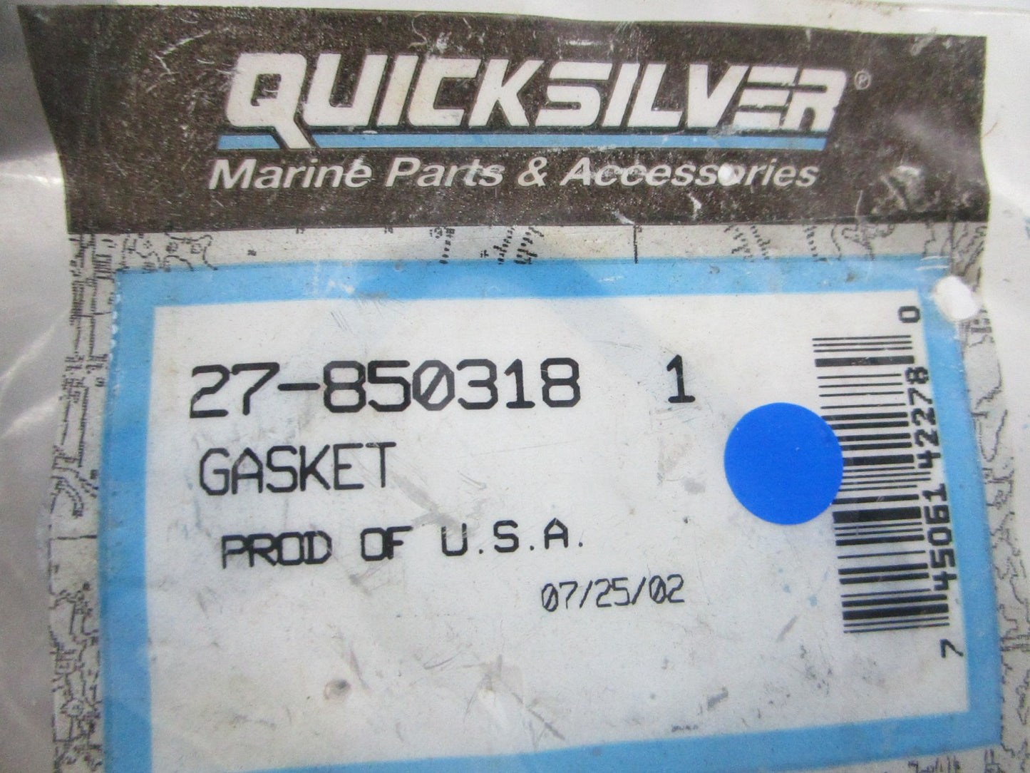NEW OEM 27-8503181 Mercury Quicksilver Gasket 0810