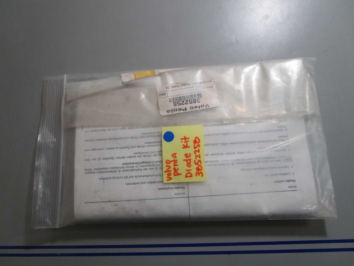 *NEW OEM* 0810 Volvo Penta Diode Kit 3852258