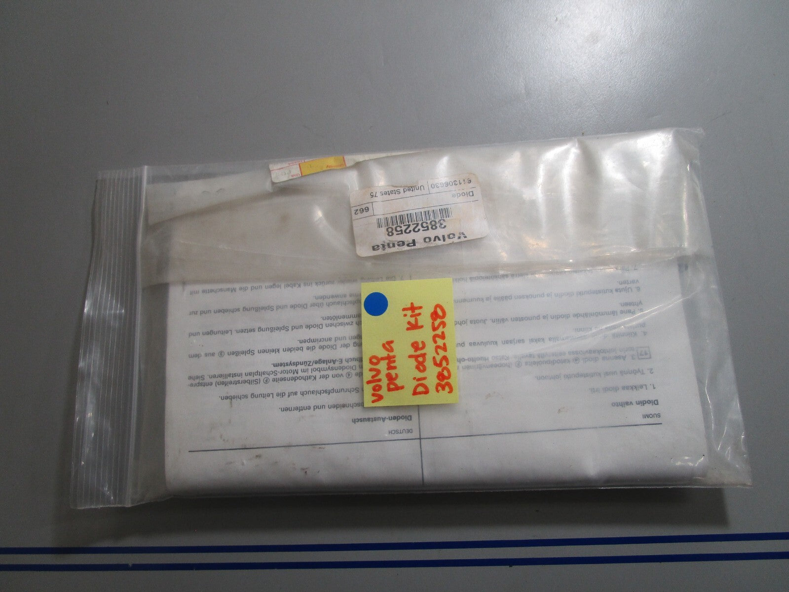 *NEW OEM* 0810 Volvo Penta Diode Kit 3852258