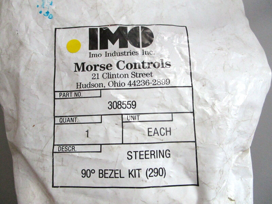 *NEW* 0750 Imo Morse Control STEERING 90° BEZEL KIT (290) 308559
