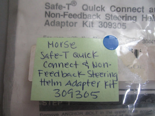 *NEW OEM* 0720 Morse Safe-T Quick Connect Steering Helm Adapter Kit 309305