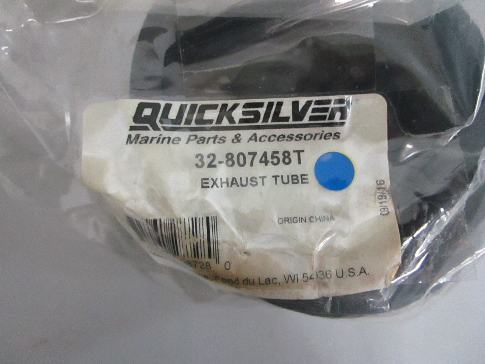*NEW OEM* 0820 Mercury Quicksilver Exhaust Tube 32-807458T