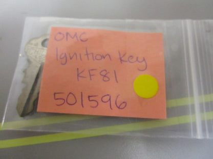 *NEW OEM* 0810 OMC Johnson Evinrude Ignition Key KF81 501596 0501596