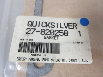 *NEW OEM* 0720 Mercury Quicksilver Gasket 27-820258 1