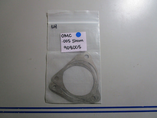 *NEW OEM* (LOT OF 4) 0810 OMC Johnson Evinrude .005 Shim 908005 0908005