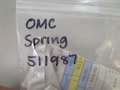 *NEW OEM* (LOT OF 2) 0810 OMC Johnson Evinrude Spring 511987 0511987