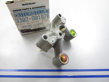*NEW OEM* 0810 Mercury Quicksilver Venturi Cluster 3302-801876