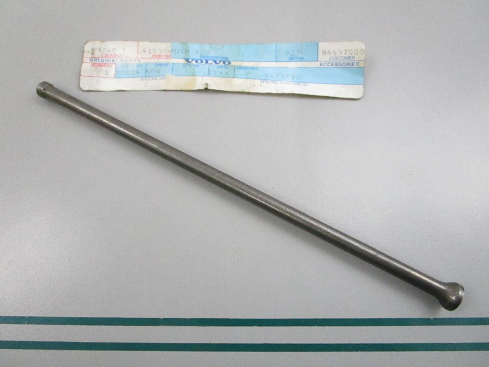 NEW OEM 418304 Volvo Penta Push Rod 0810