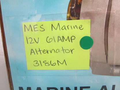 NEW 3186M MES Marine 12V 61AMP Alternator 0820