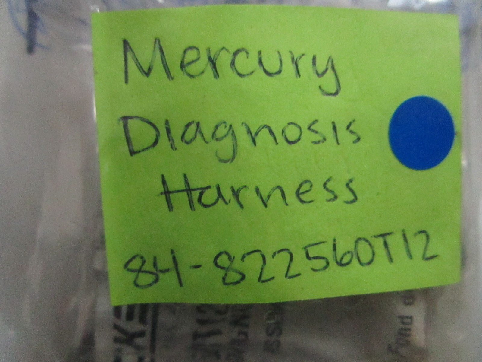 *NEW OEM* 0810 Mercury Quicksilver Diagnosis Harness 84-822560T12