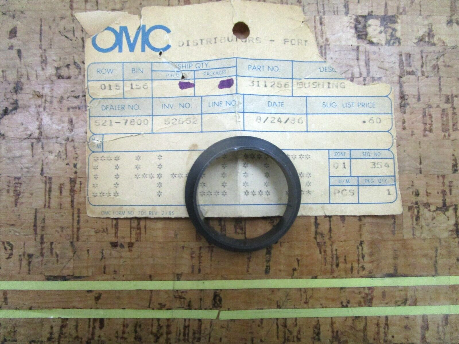 *NEW OEM* 0750 OMC Johnson Evinrude BUSHING 311256 0311256
