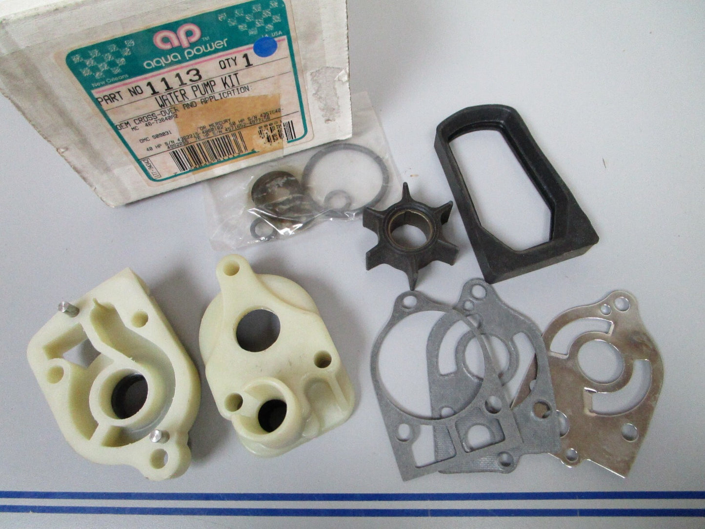 *NEW* 0720 Aqua Power Water Pump Kit 1113 Replace: Mercury 46-73640A2 OMC 509031