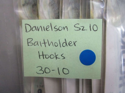 *NEW* 0770 Danielson Size 10 Baitholder Hooks 30-10