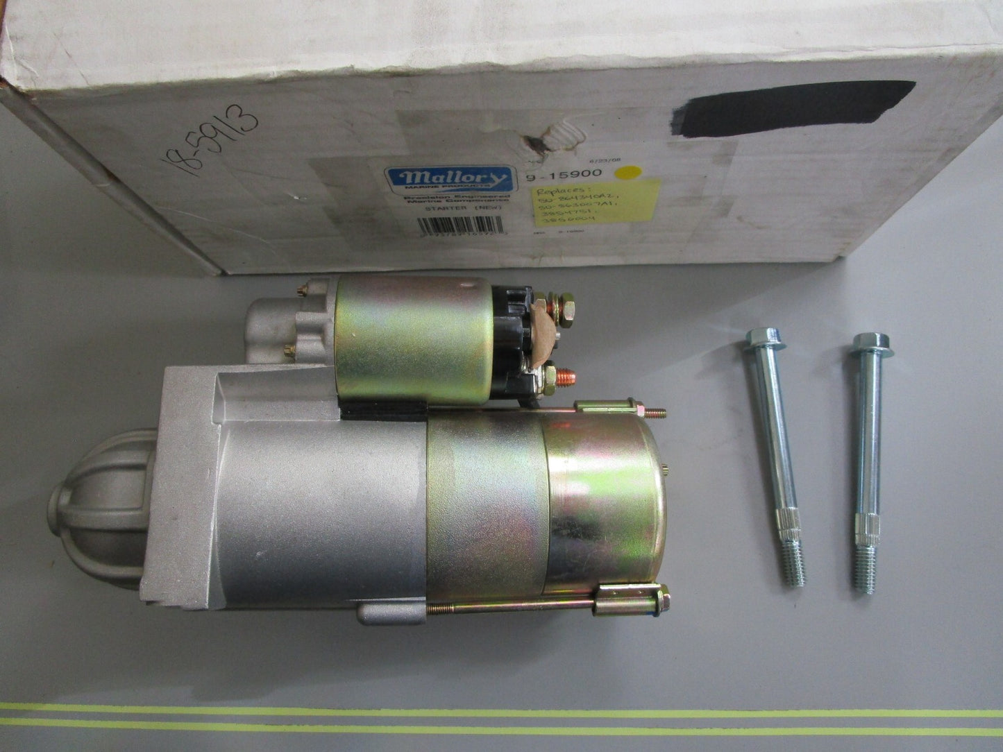 *NEW* 0820 Mallory Starter 9-15900 Replaces: 50-864340A2, 50-863007A1, 3854751