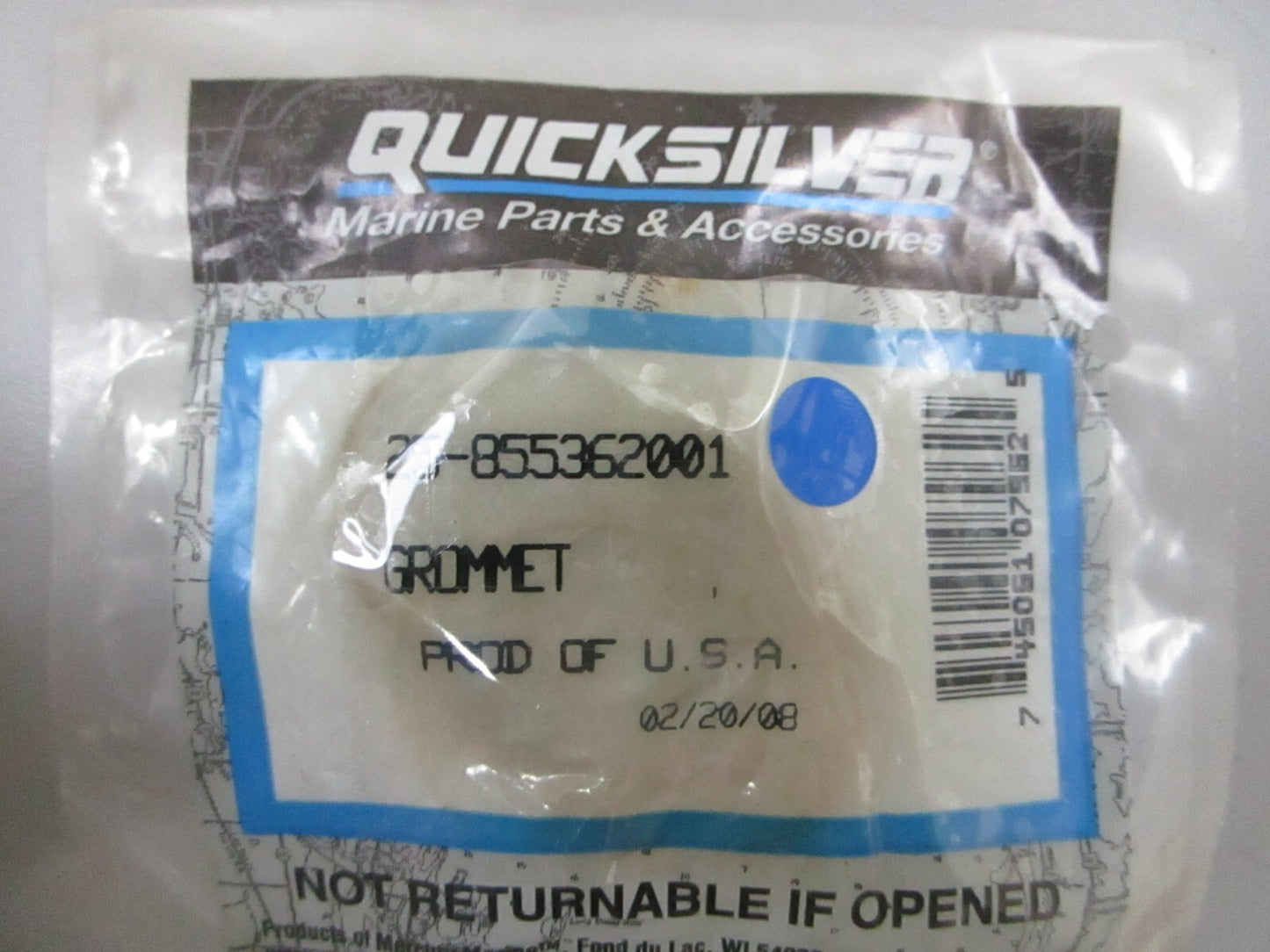 *NEW OEM* 0780 Mercury Quicksilver Grommet 25-855362001