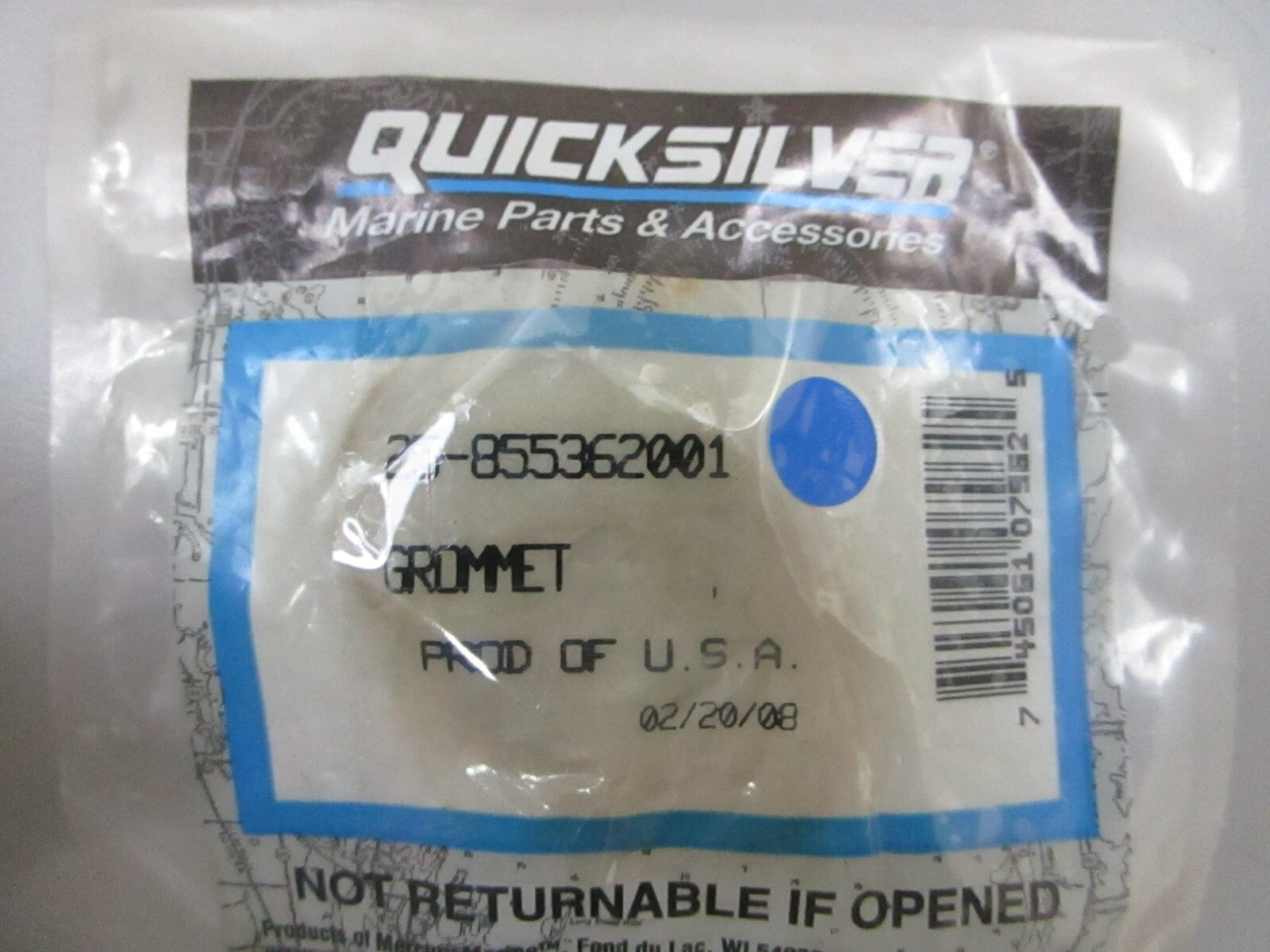 *NEW OEM* 0780 Mercury Quicksilver Grommet 25-855362001