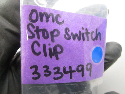 NEW OEM 333499 0333499 OMC Johnson Evinrude Stop Switch Clip 0810