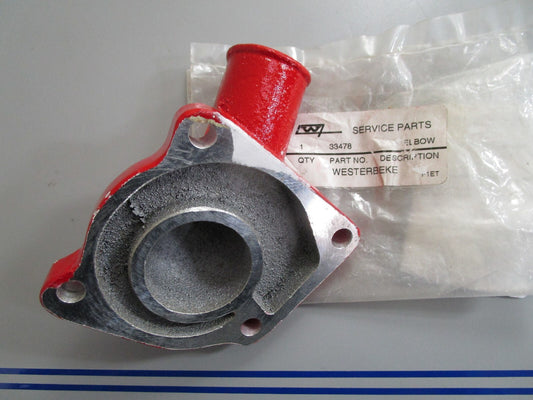 *NEW* 0820 Westerbeke Fresh Water Pump Inlet Elbow 33478