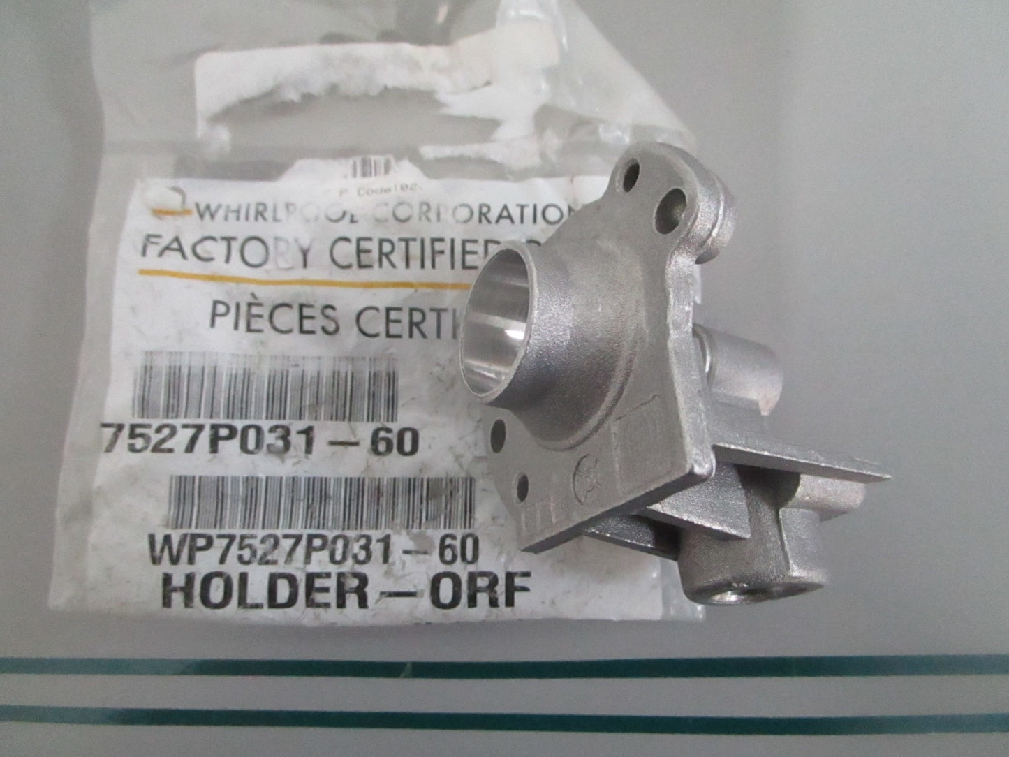 Whirlpool WP7527P031-60 Orifice Holder Gas Range JGD Series NEW OEM 0820
