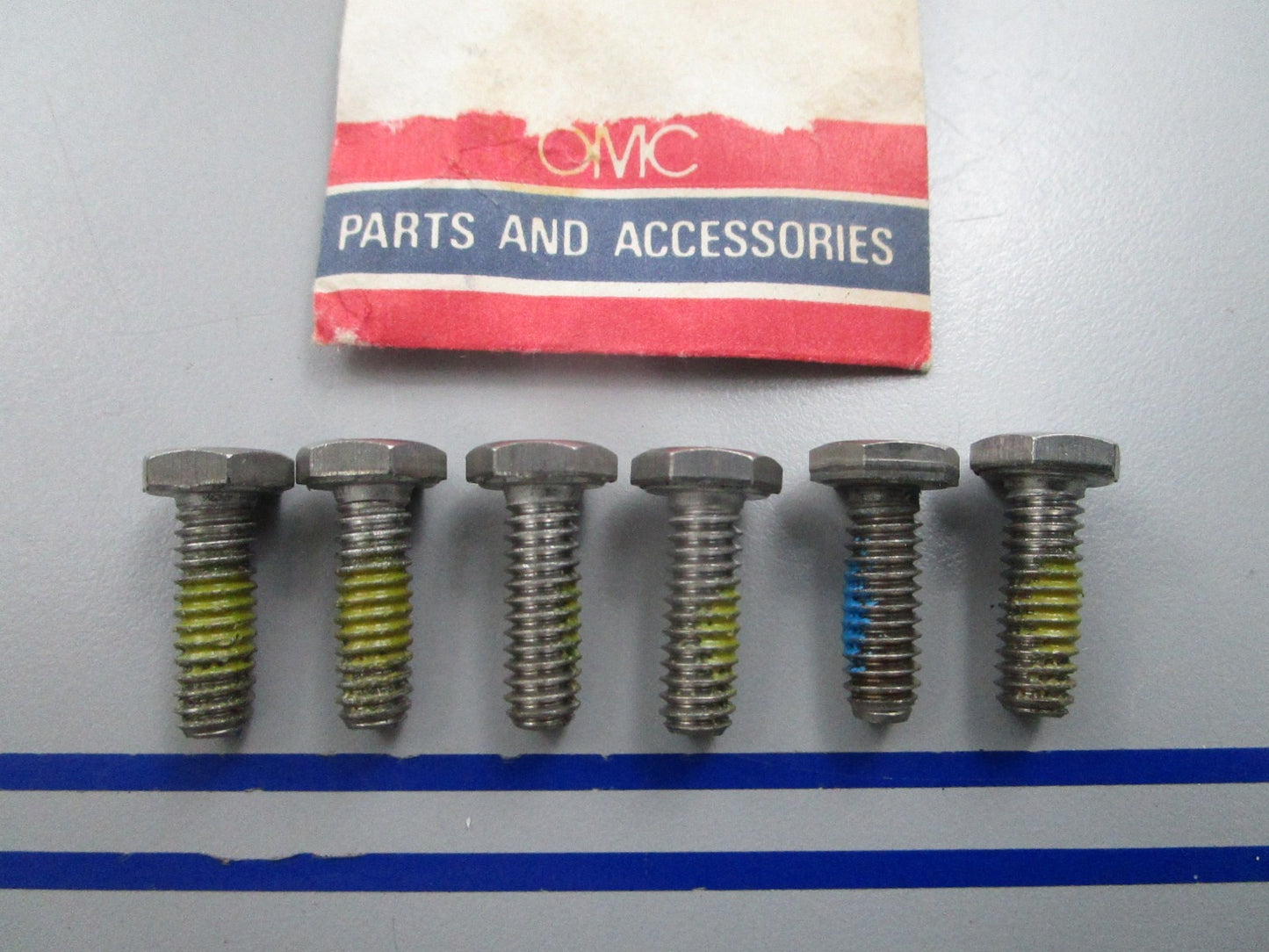 NEW OEM (LOT OF 6) 123290 0123290 OMC Johnson Evinrude Screw 0810