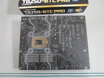 Biostar NEW TB250-BTC PRO LGA1151 B250 DDR4 12 PCIe GPU Mining Motherboard 0820