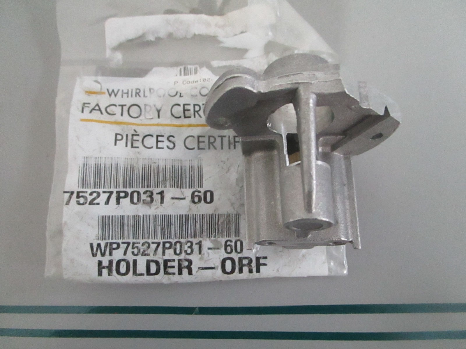 Whirlpool WP7527P031-60 Orifice Holder Gas Range JGD Series NEW OEM 0820