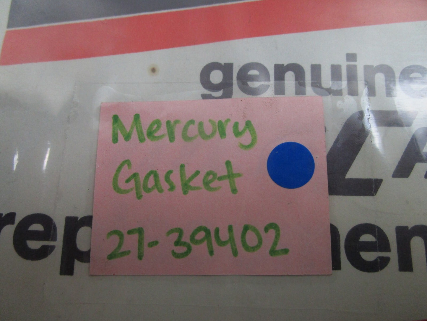 *NEW OEM* 0810 Mercury Quicksilver Gasket 27-39402