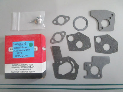 NEW OEM 495606 Briggs & Stratton Carburetor Kit 0820
