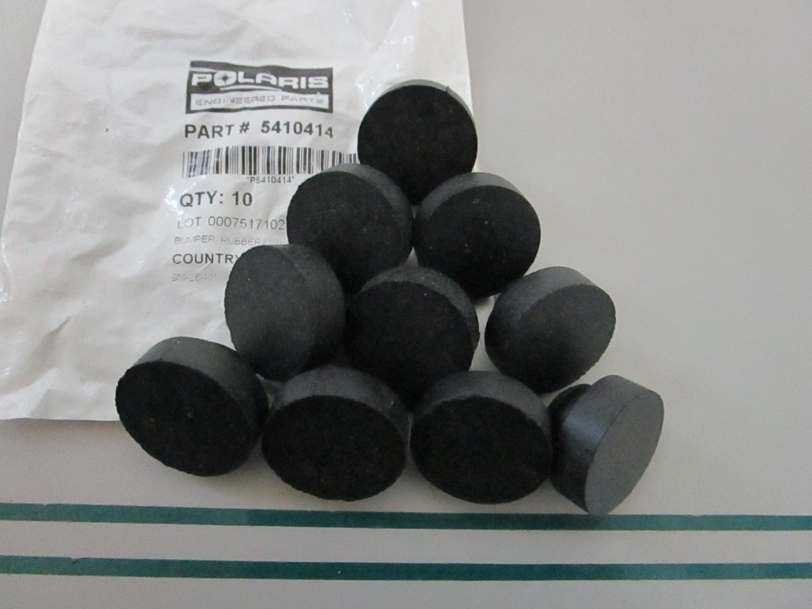 NEW OEM (LOT OF 10) 5410414 Polaris Rubber Bumper 0810