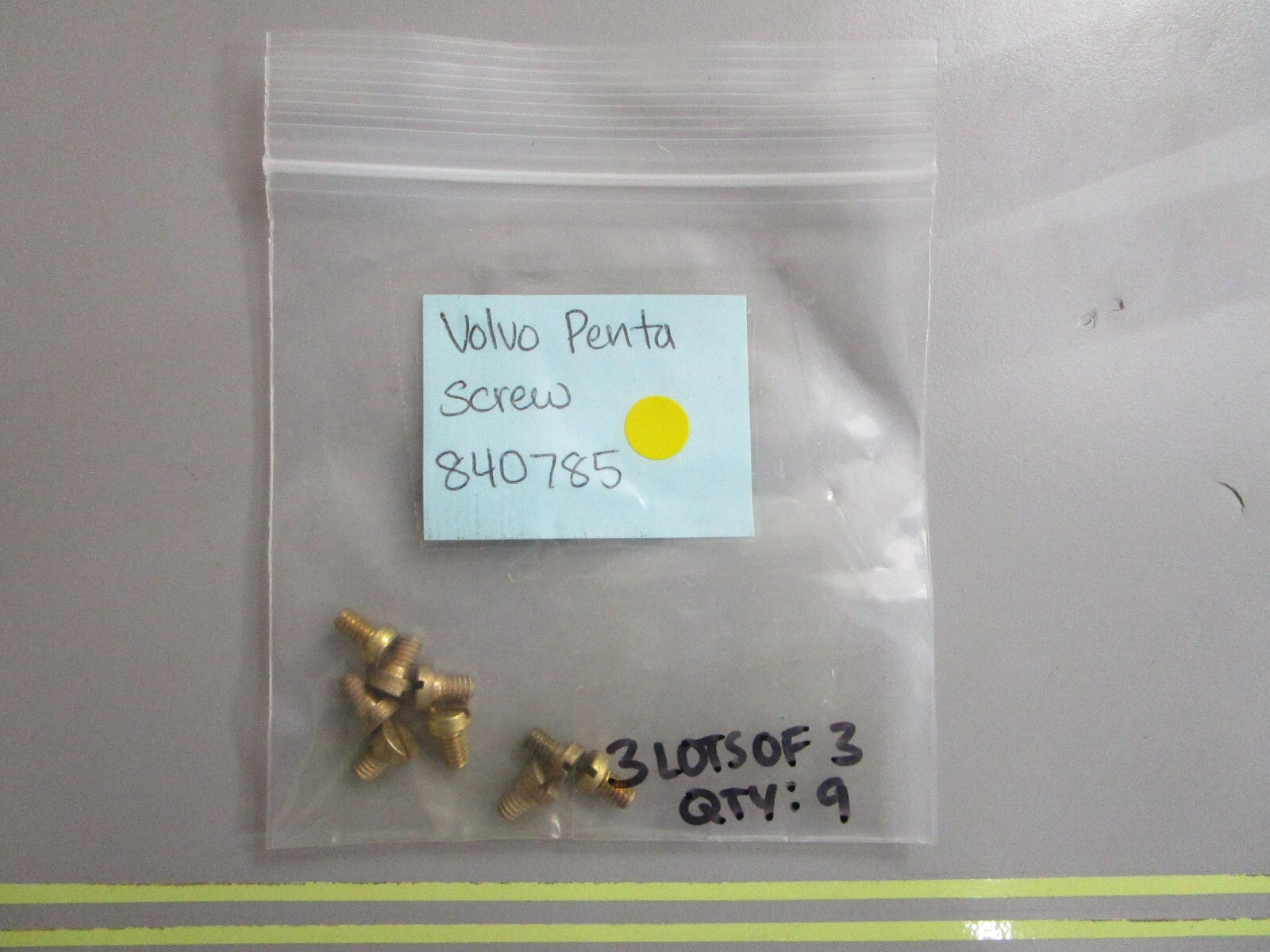 *NEW OEM* (LOT OF 3) 0810 Volvo Penta Screw 840785
