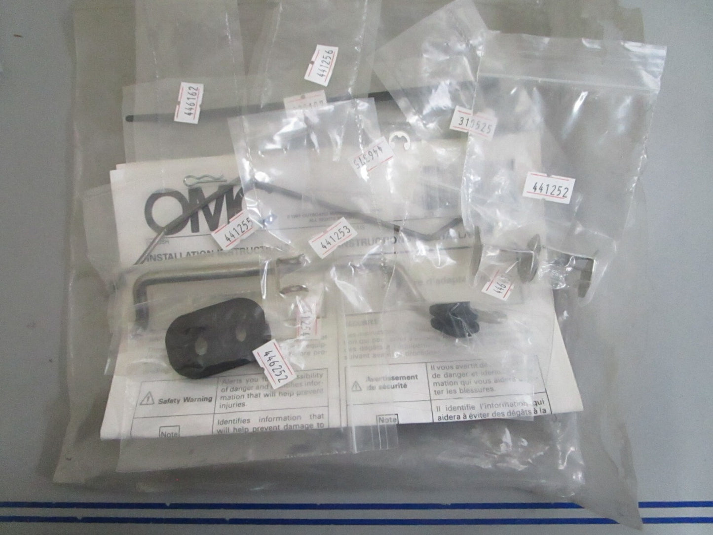 *NEW OEM* 0820 OMC Johnson Evinrude Remote Control Adaptor Kit 444509 0444509
