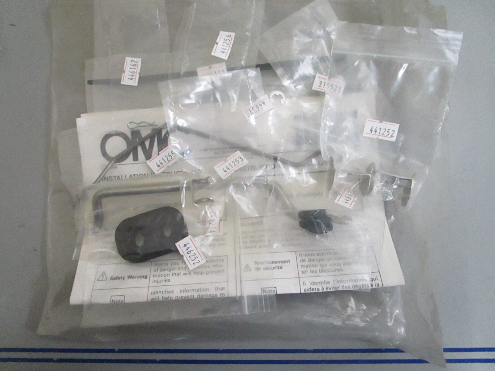 *NEW OEM* 0820 OMC Johnson Evinrude Remote Control Adaptor Kit 444509 0444509