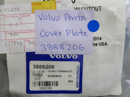 *NEW OEM* 0820 Volvo Penta Cover Plate 3888206