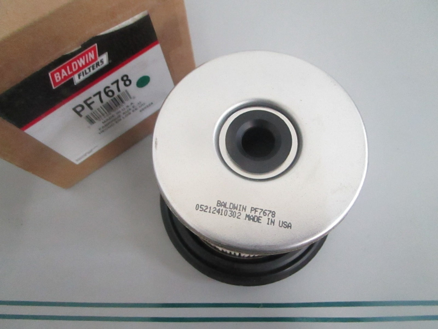 Baldwin NEW Fuel Filter Element PF7678 w/ Lid Ford F4TZ-9N184-A Light Duty 0820