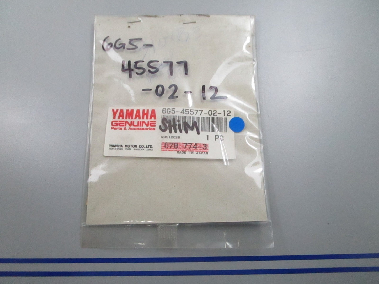 *NEW OEM* 0810 Yamaha Shim 6G5-45577-02-12