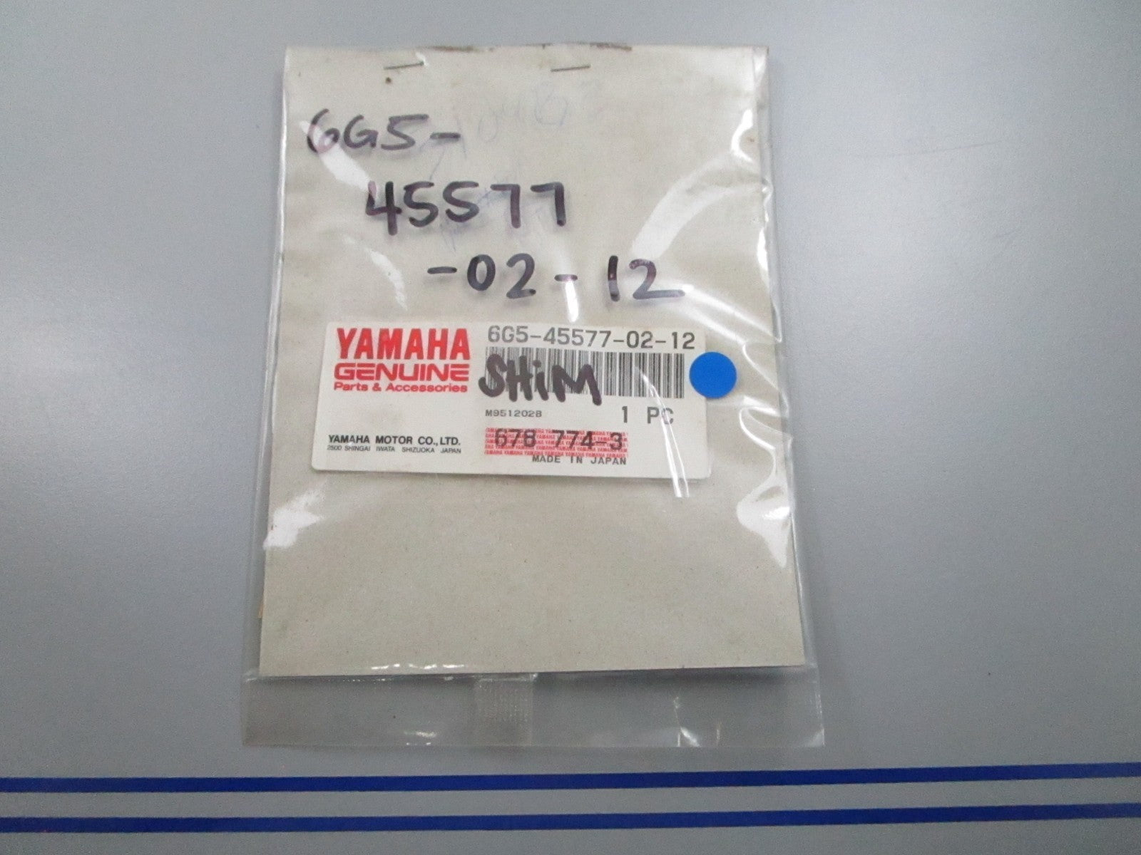 *NEW OEM* 0810 Yamaha Shim 6G5-45577-02-12