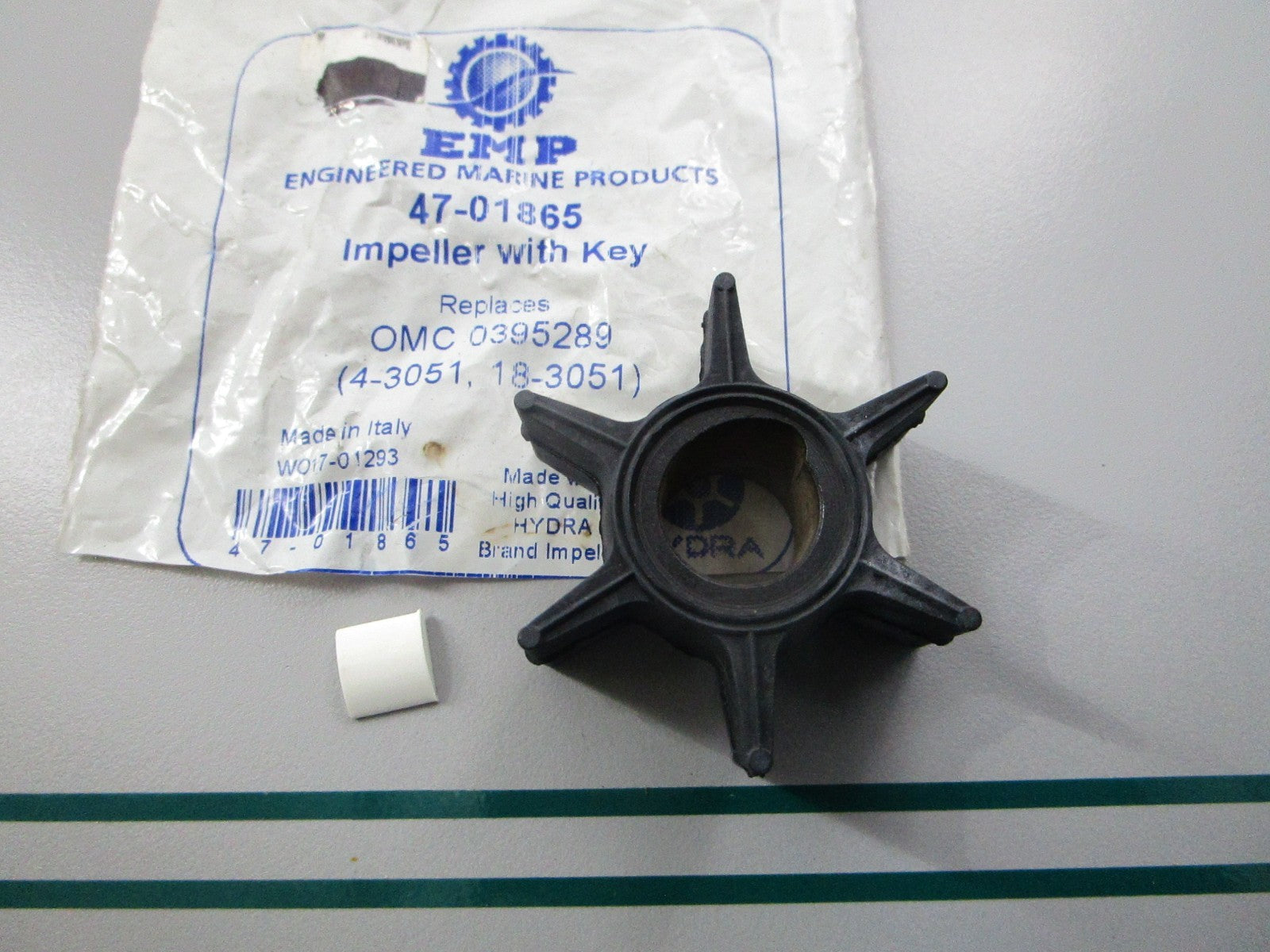 NEW 47-01865 Replaces: 395289 EMP Impeller w/ Key 0810